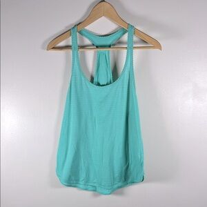 Lululemon 105 F Singlet Silver Luon Heathered Bali Breeze Womens 6.